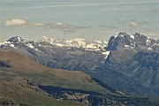 69 Dall'Alben vista in Presolana-Ferrante in primo piano, Adamello sullo sfondo